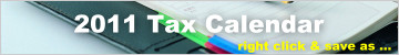2010 Tax Calendar